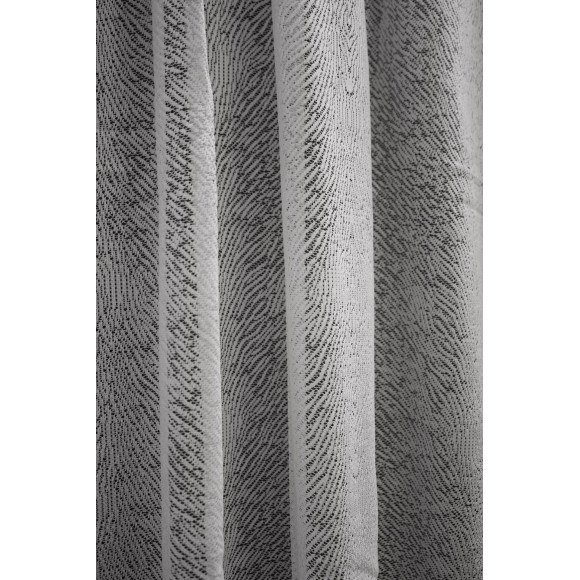 Firana z kółkami żakard WOW CHIC 140x270 off-whi